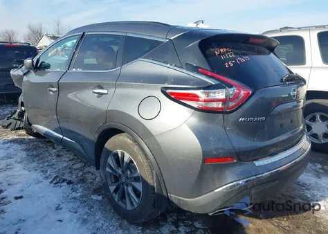 2016 Nissan Murano Sv из США, поврежденный, VIN 5N1AZ2MHXGN154343